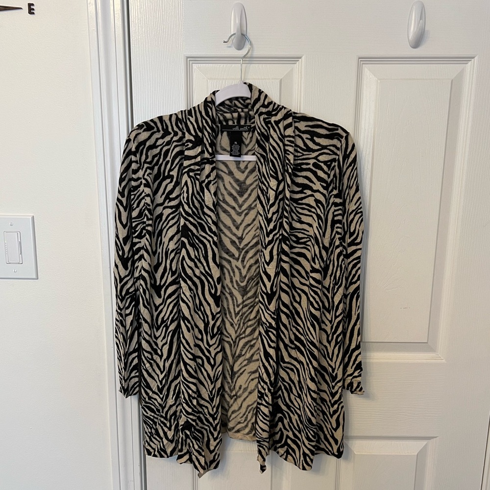 Zebra Cardigan